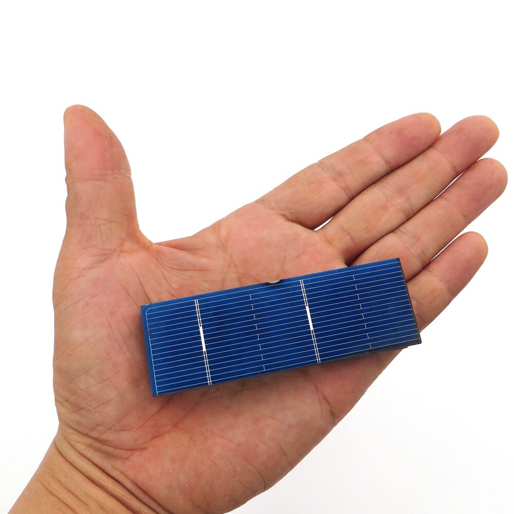 50pcs x Solar Panel Painel Cells DIY Charger Polycrystalline Silicon Sunpower Solar Bord 78*26mm 0.5V 0.37W