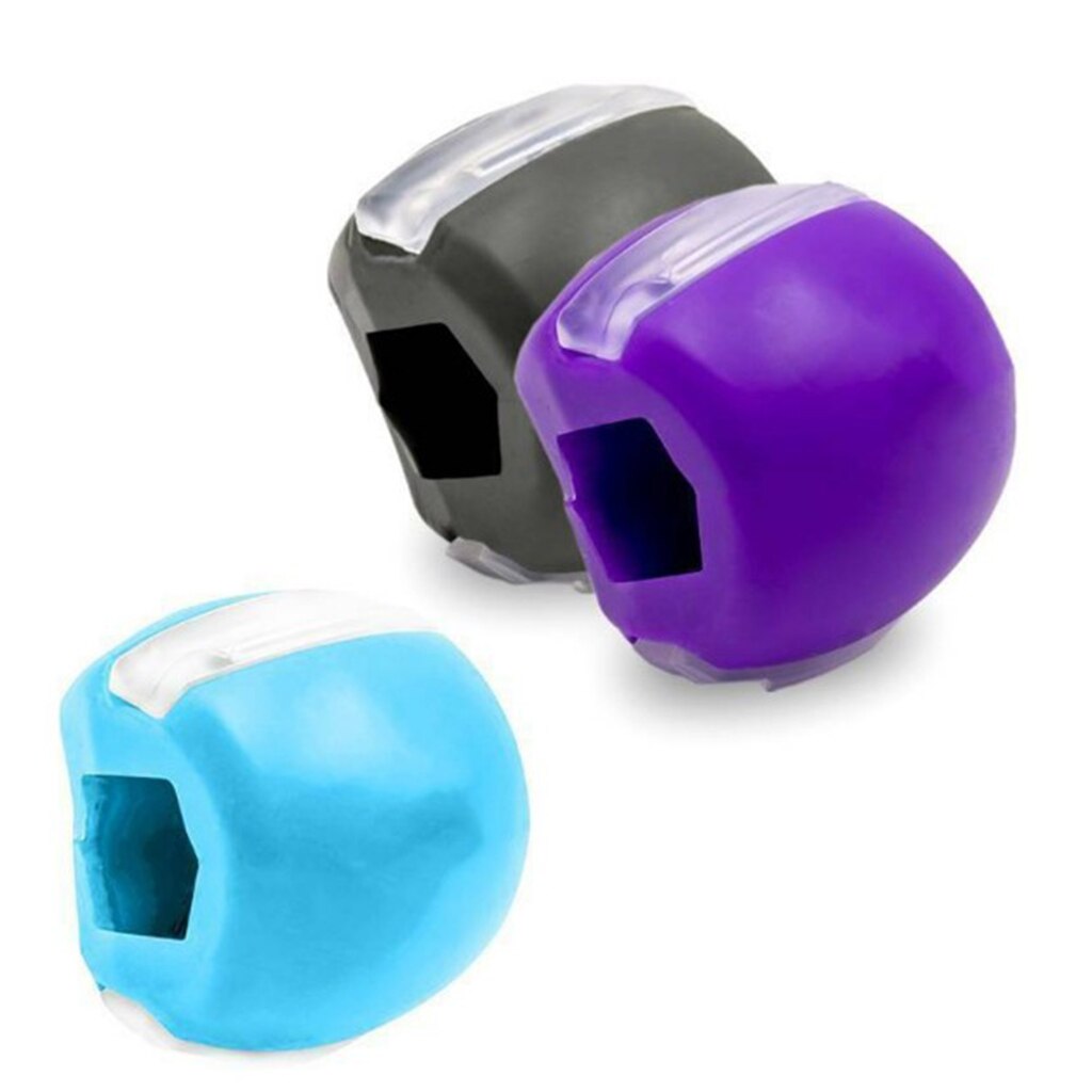 Jawline Exercise Ball Chin Slimming Fitness Jawline Neck Face Toning Facial Toner Hands Free Workout Jaw Exercise Ball