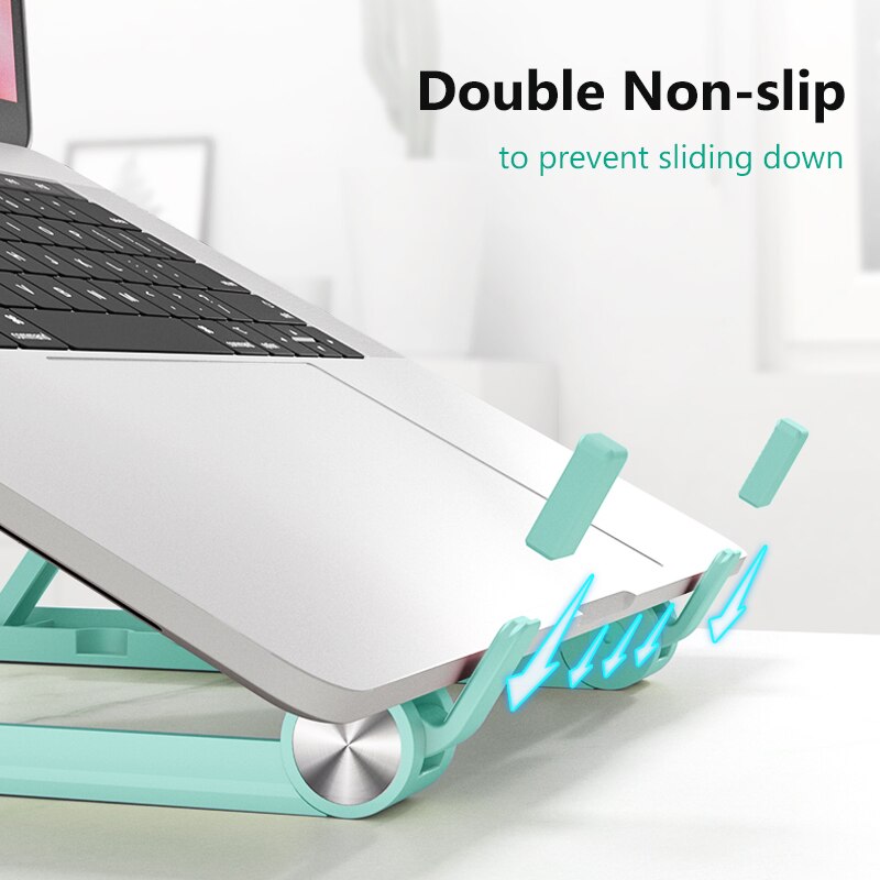 Portable Laptop Stand Adjustable Foldable Support iPad Notebook Stand For Macbook Pro Computer Laptop Holder Cooling Base Riser