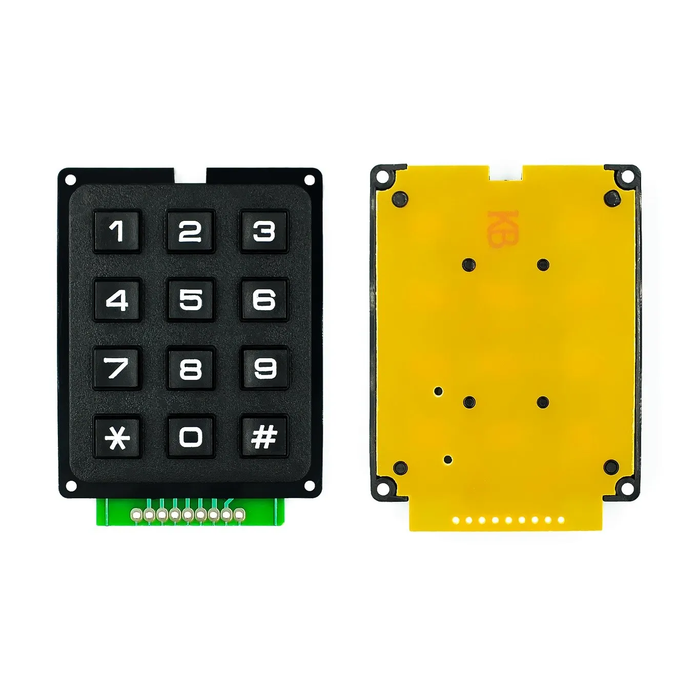 3*4 4*4 interruptor de matriz teclado módulo de matriz teclas de plástico ABS 4x4 3x4 12 16 teclas botón interruptor de membrana Kit de bricolaje para Arduino: JADE verde