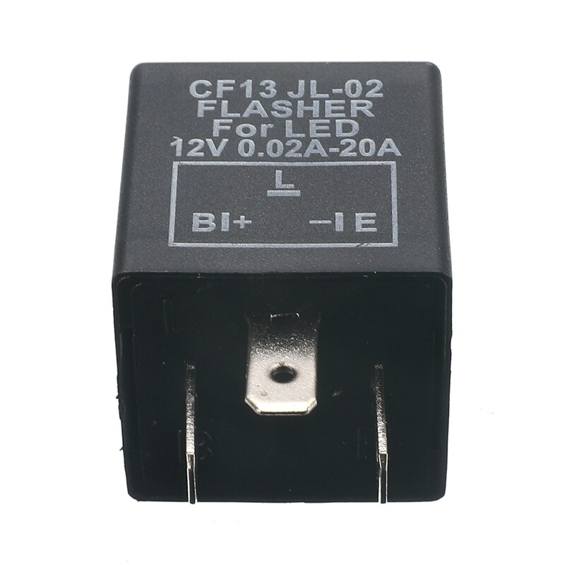 Universial 12V 3 Pin Electronic LED Flasher Relay Strobe For Car Auto Motorcycle LED Turn Signal Lamp