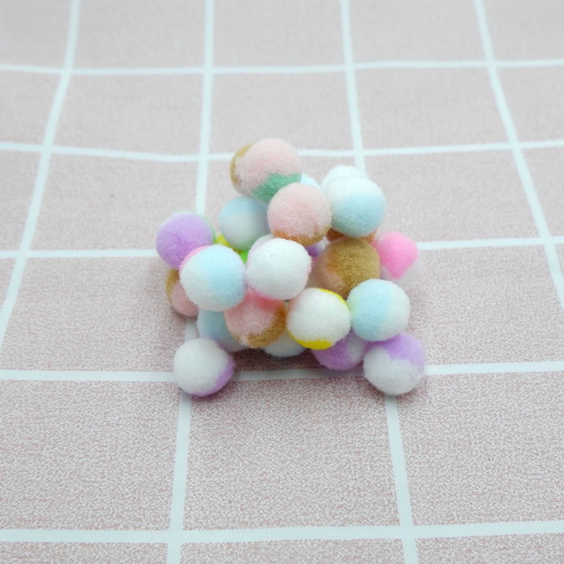 Home Decoration 500Pcs 8mm Pompoms Soft Pom Poms Fur Ball Arts Toys Crafts DIY Apparel Sewing Fabric Supplies FPJXZ146