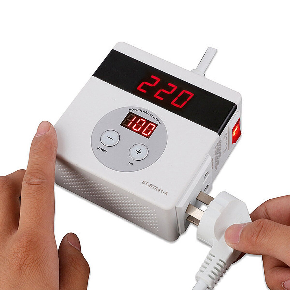 4000W 220V AC SCR Electronic Voltage Regulator Temperature Speed Adjust Controller Dimming Thermostat Regulated Power Supply