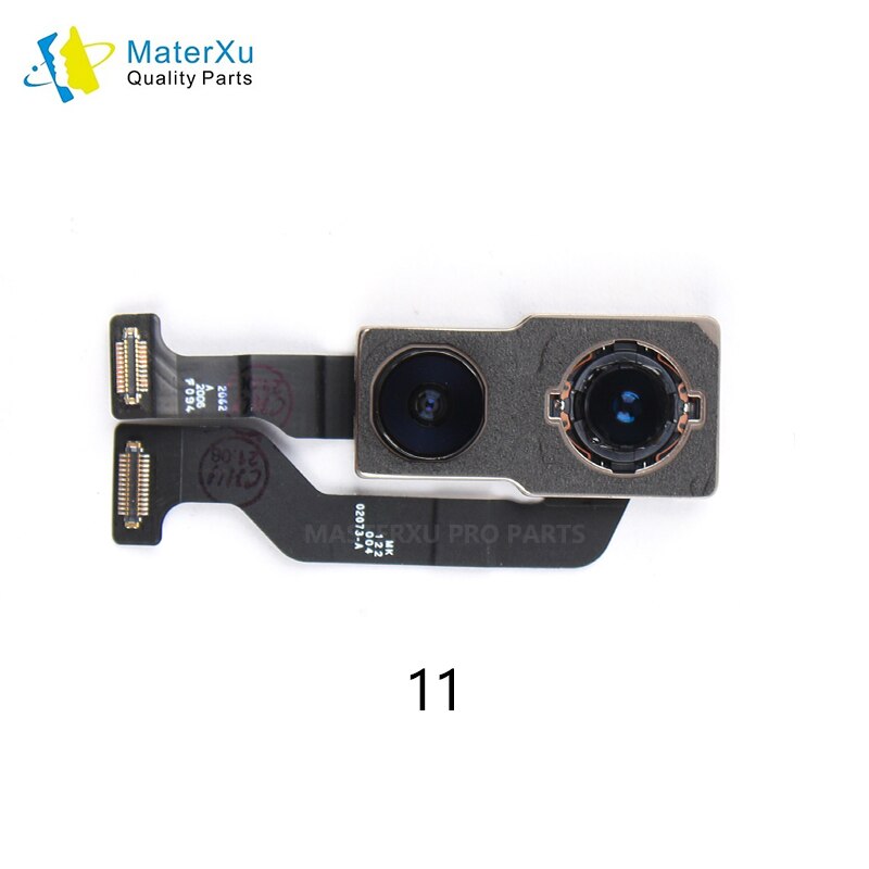 Origina Rear Big Camera Flex Voor Iphone 11 12 13 X Xs Xr Mini Pro Max 7G 7P 8G 8P Telefoon Sensor Kabel Reparatie Armatuur Onderdelen Kits: 11