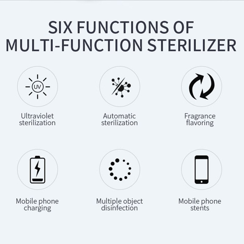 Uv desinfektionsskab uv desinfektionsskab mobiltelefon uv desinfektion trådløs oplader manicure værktøj skønhedssalon househo