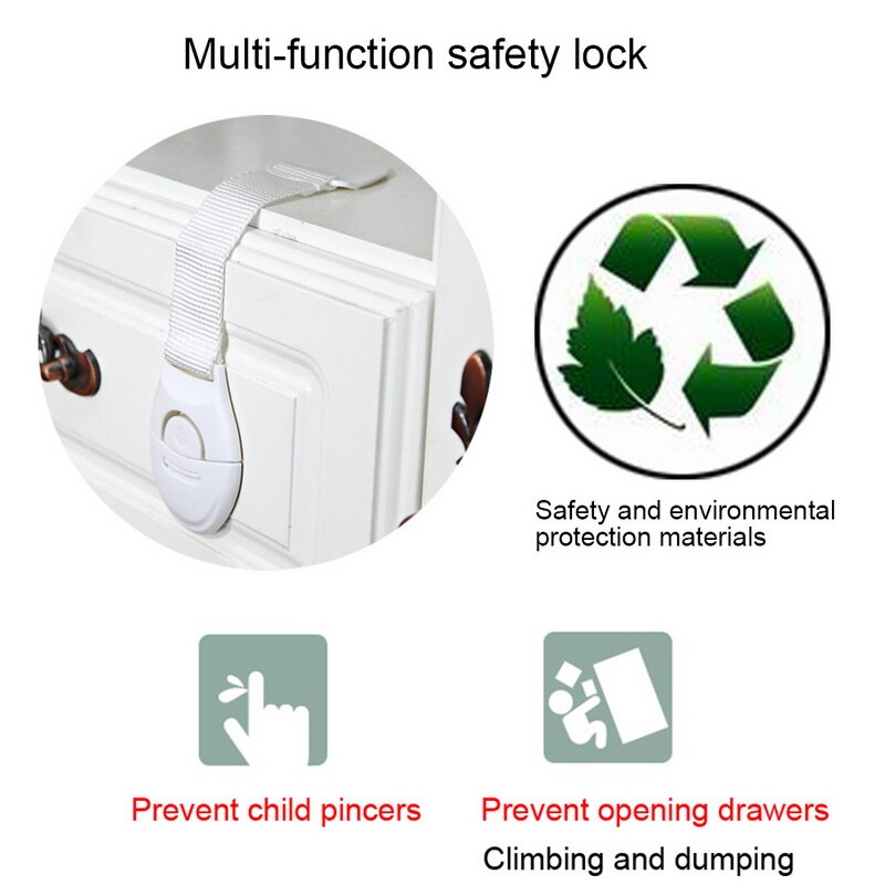 1/2/4/10Pcs Plastic Locks Protection from Children Drawer Door Cabinet Cupboard Lock child safety locks and easily