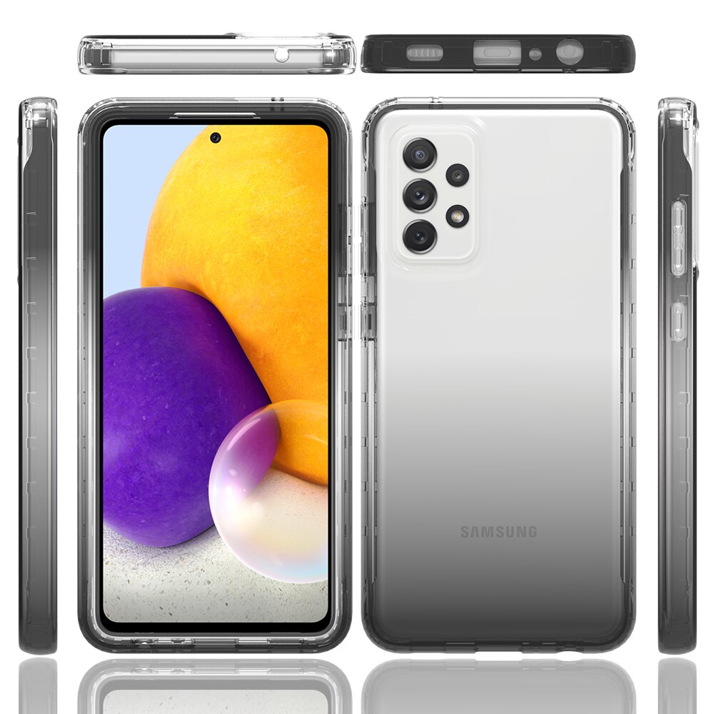 Funda transparente de cuerpo completo para Samsung Galaxy A52, 5G, a prueba de golpes, TPU, Flexible, 360