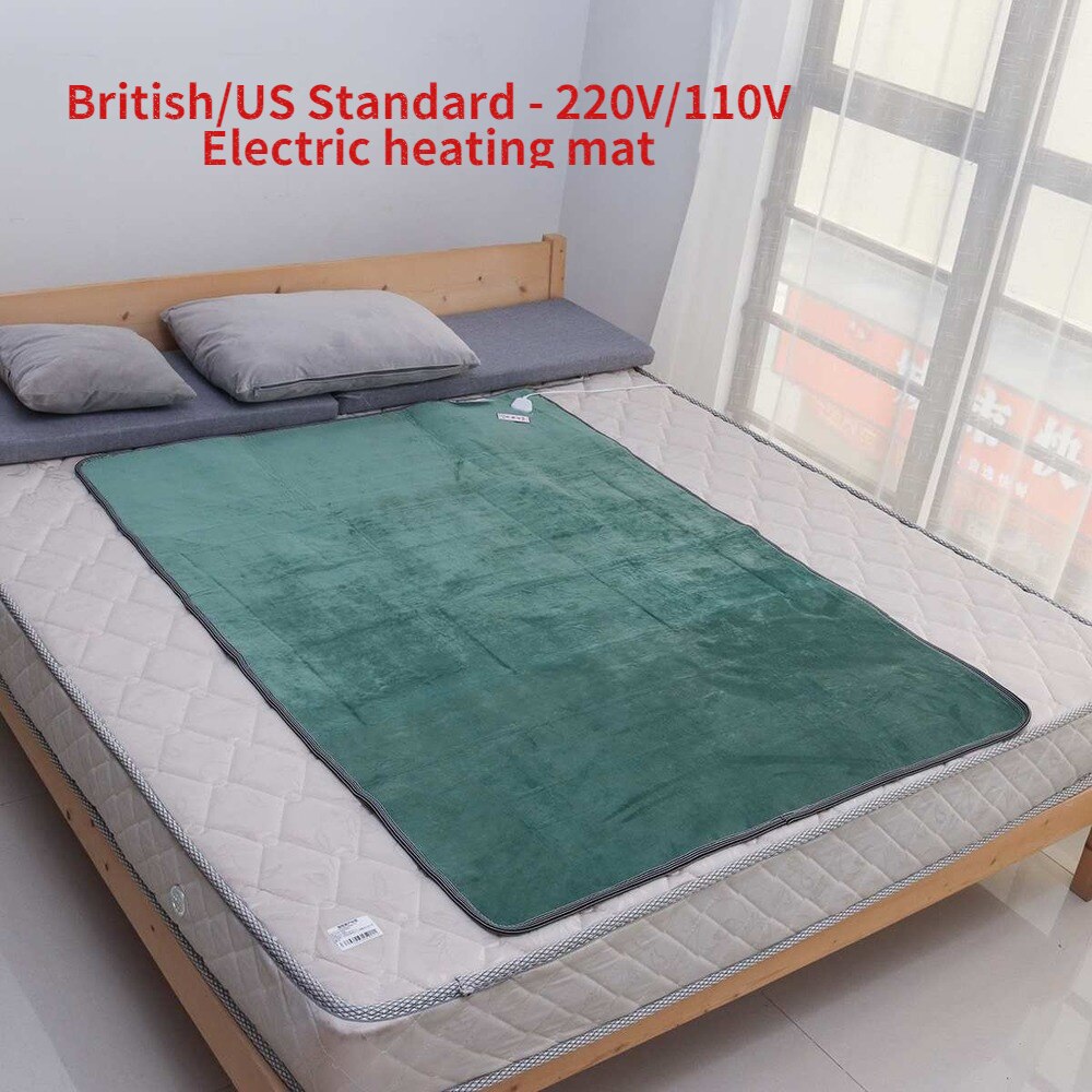 Electric Blanket 110V/220V Warm Bed Heater Thermostat Electric Bed Warmer Pad Soft heated blanket Warmer Heater Security Carpet
