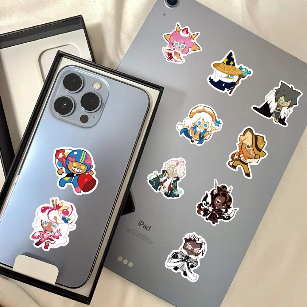 300 Stickers Collection of Cookie Run Kingdom Stickers Cute DIY Diary Laptop Skateboard Graffiti Decals decoration materials
