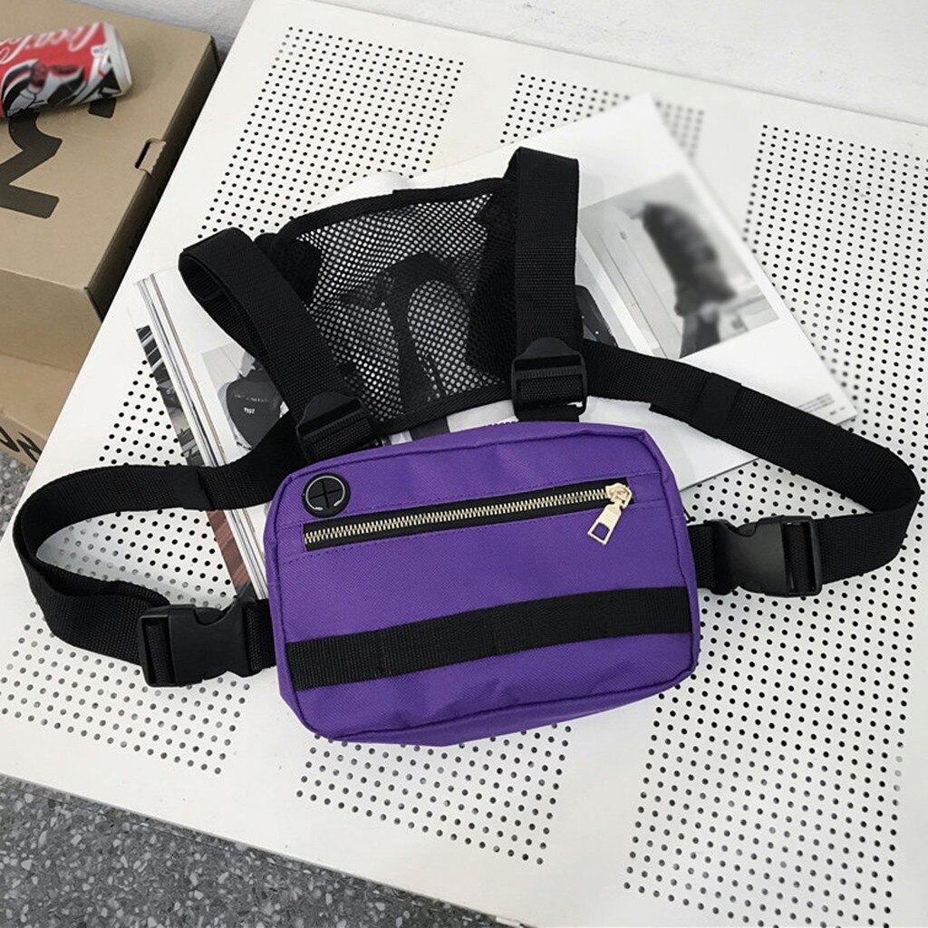 unisex Kühlen Brust Tasche -Trend Multi-Funktion Wasserdicht Oxford Brust Taschen Weste Bote Tasche Männer Frauen Umhängetasche # G2