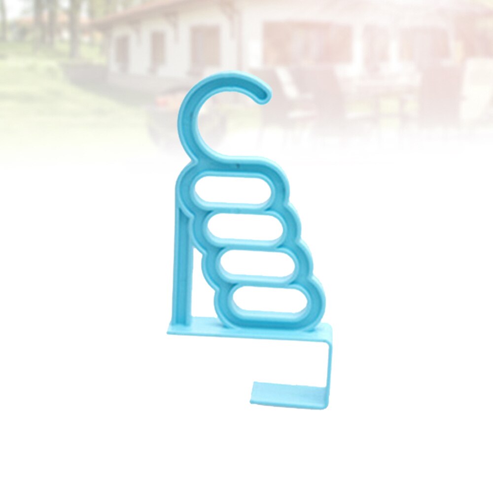 Over The Door Garment Hanger Hook Multifunctional Door Back Drilling Hook (Green)