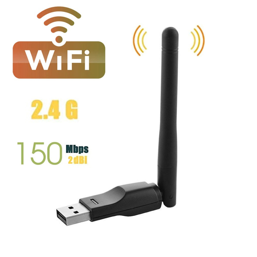 Usb Wifi Adapter Antenne 150Mbps Wi-fi Adapter Card Wifi Adapter Ethernet Wifi Dongle RT5370 Gratis Driver Voor Pc desktop Laptop