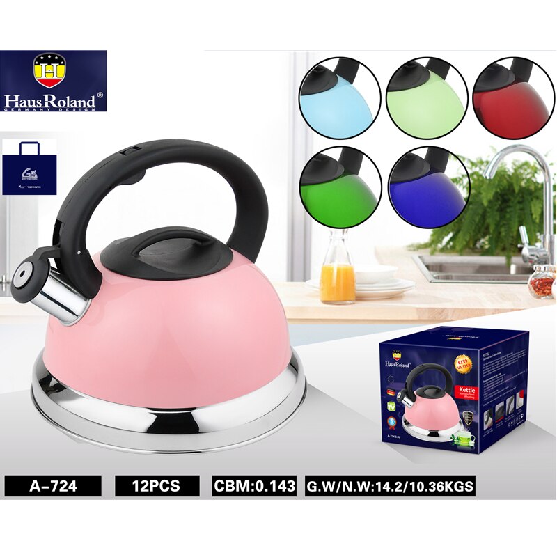 Inductie Waterkoker Kleur Coating Hittebestendige Waterkoker