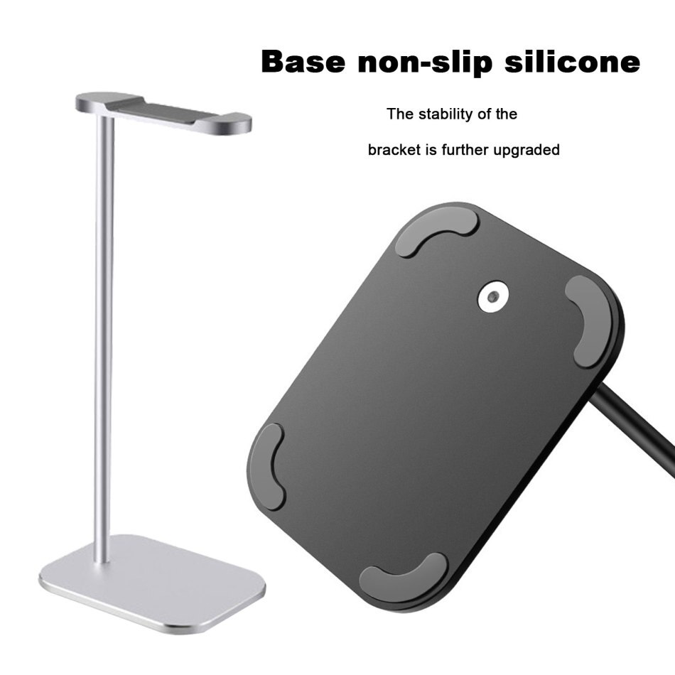 Universal Aluminum Earphone Hanger Headphones Stand Supporting Bar For Gaming Headsets Desk Display Headset Holder