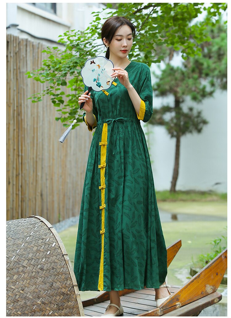 2022 chinesischen kleid cheongsam qipao moderne leinen cheongsam kleid kleid traditionellen qipao kleid orientalischen cheongsam kleid
