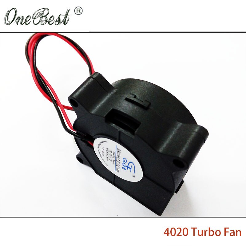 DIY Teile 4020 Lüfter 12V 0.12A 5000RPM Turbo Fan 40x40x20mm Bürstenlosen Fan 3D Drucker Zubehör freies