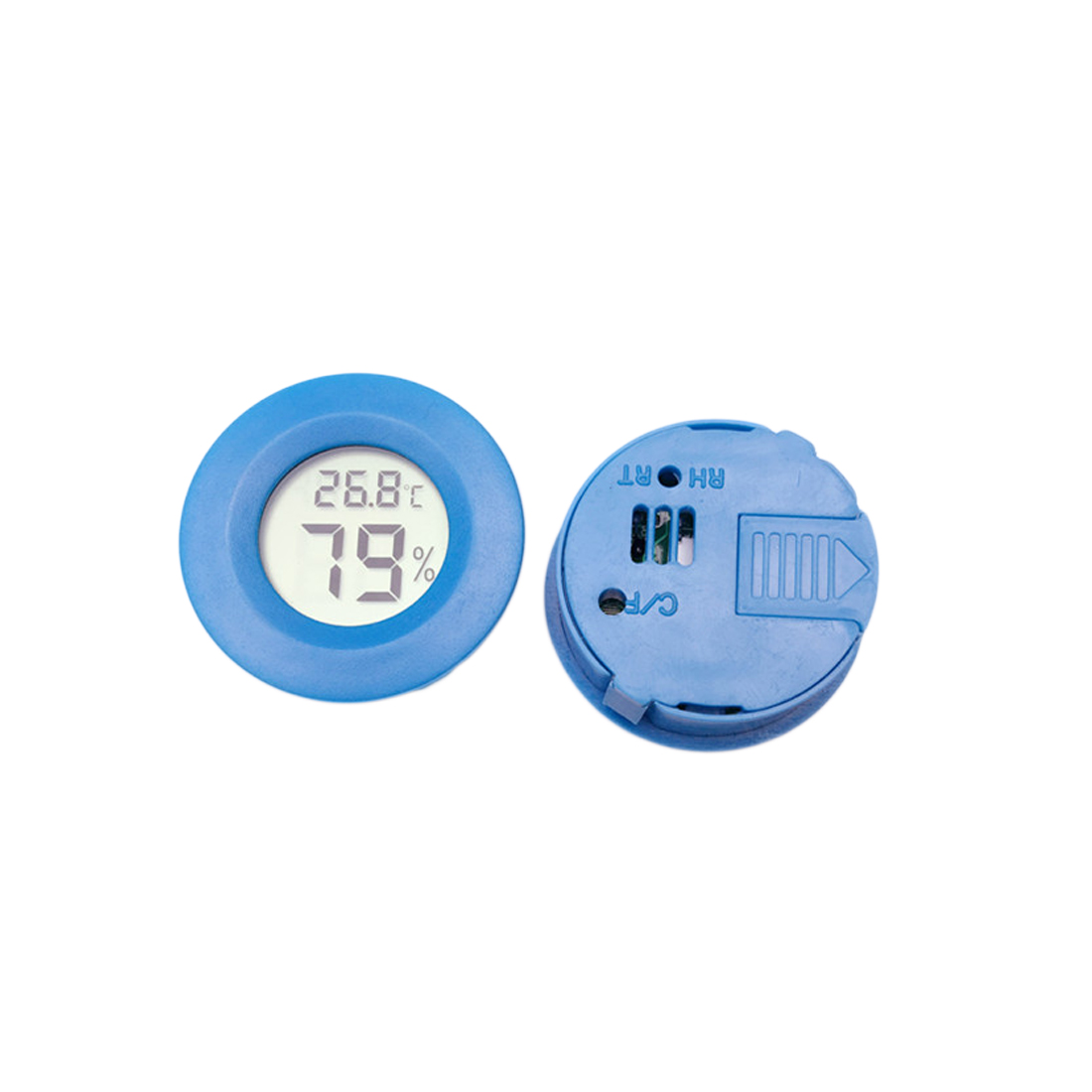 LCD Digital Thermometer Hygrometer Thermostat Kühlschrank Gefrierschrank Tester Temperatur Feuchtigkeit Meter Detektor Thermograph Haustier Auto Auto: WHITE