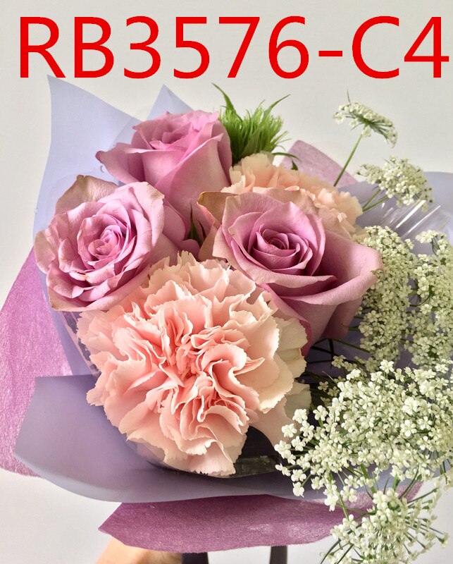 Accessoires de mariée de mariage tenant des fleurs 3303 RB3576: RB3576-C4