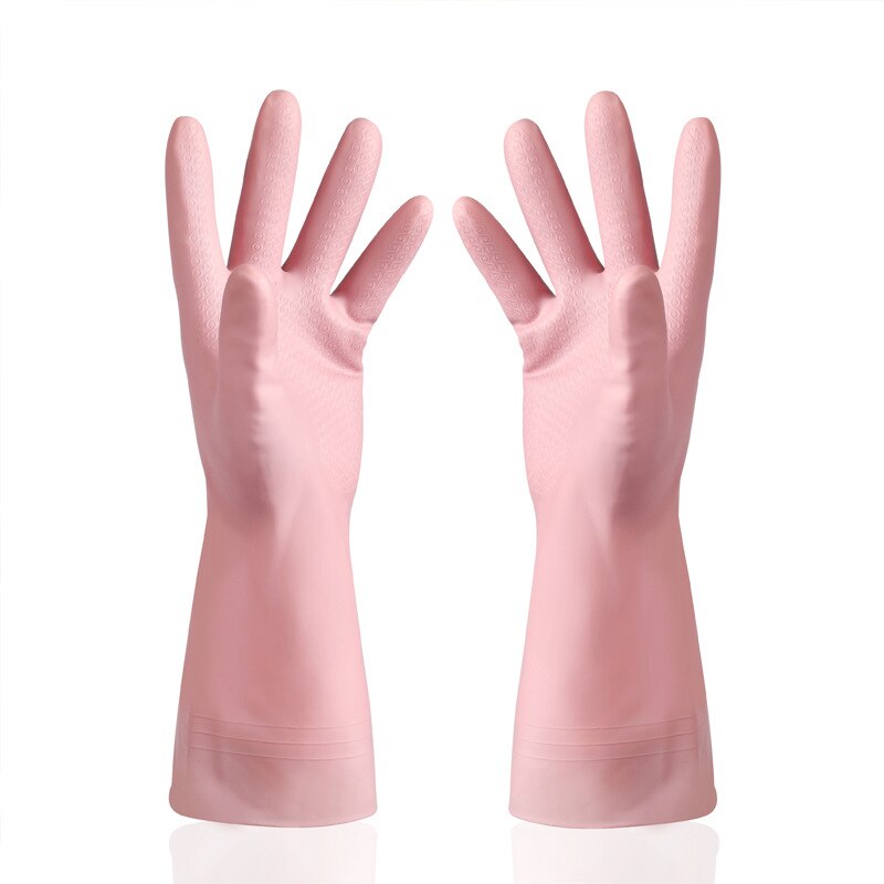 Guantes de látex de goma para lavar platos para mujer, finos, impermeables y duraderos, para limpieza de tareas domésticas, ropa de lavandería para el hogar
