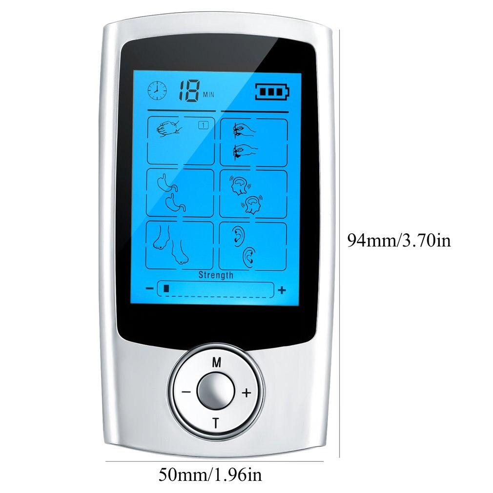 Compact Improving Microcirculation Comfortable Massage 20S Default Timer 2 Output 16 Modes 20 Level Intensity Mini Massager