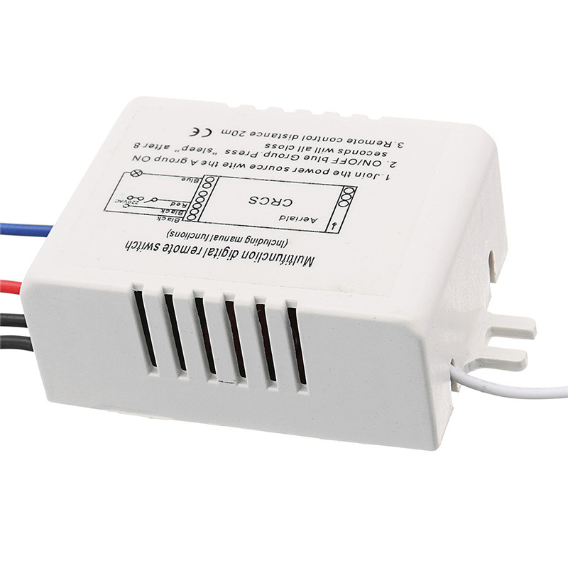 1 Way ON/OFF Lamp Light Digital Switch Dual Button Wireless Remote Control 240V Best Price