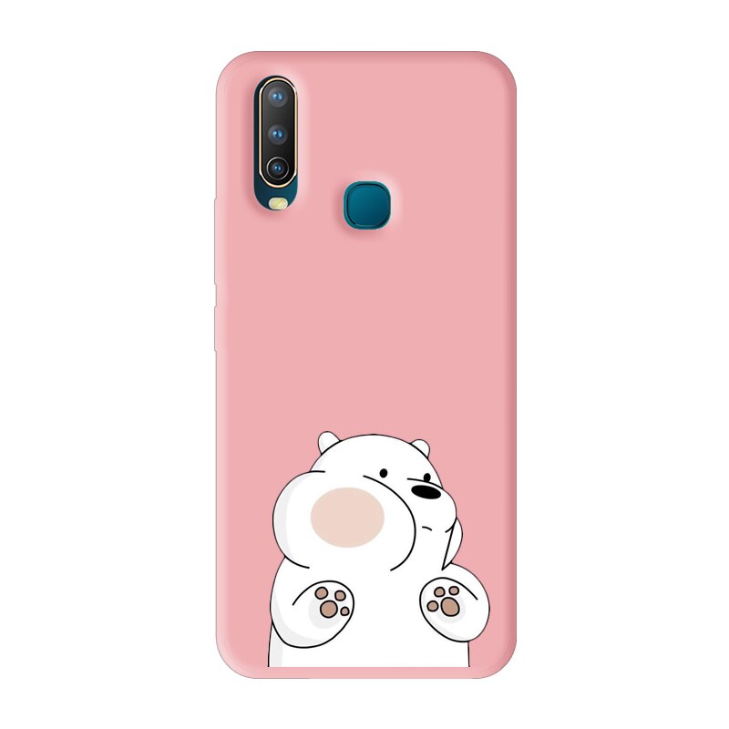 Funda delgada transparente de silicona Flexible TPU suave para Vivo Y19 Y17 Y15 Y12 Y95 Y91 Y85 U3X U3