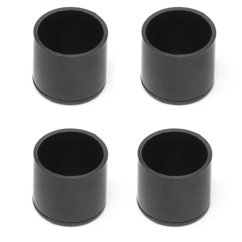 4 tapones protectores de goma para muebles, casquillo de silla antiarañazos: 20x20mm