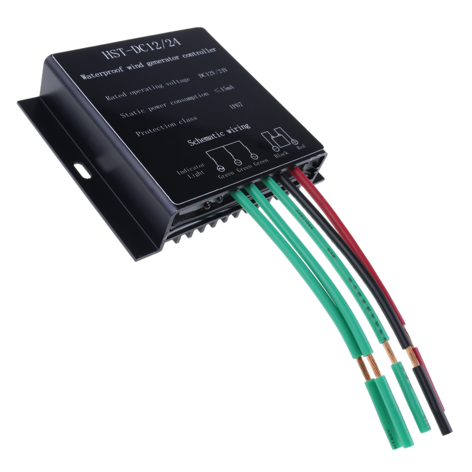 Contrôleur d'éolienne étanche universel 2000W, 12/24V, contrôleur de Charge de batterie, régulateur de tension, Charge MPPT