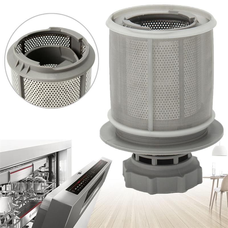 2 Part Dishwasher Mesh Filter Set Grey PP For Bosch Dishwasher 427903 170740 Series Replacement for Dishwasher