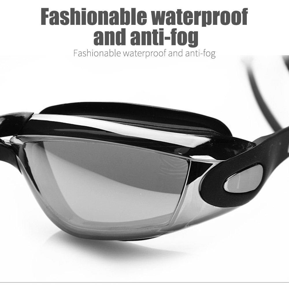 Svømmebriller anti-tåge uv svømmebriller til mænd kvinder sportsbrillerочки для плавания adluts