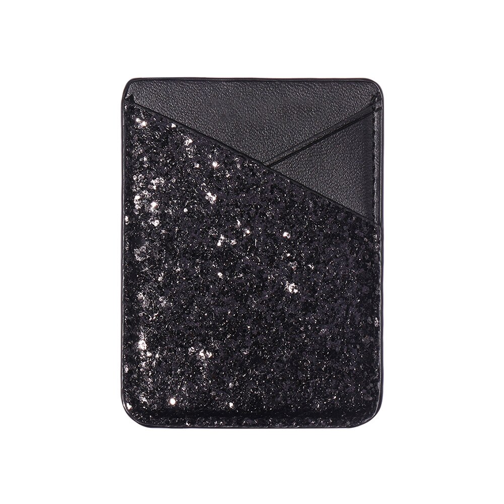 Bling Stick-on Cellphone Pocket Credit Card Holder Wallet Sticker Self-Adhesive Pouch Case Sticker ID Bus Card Cover: 05