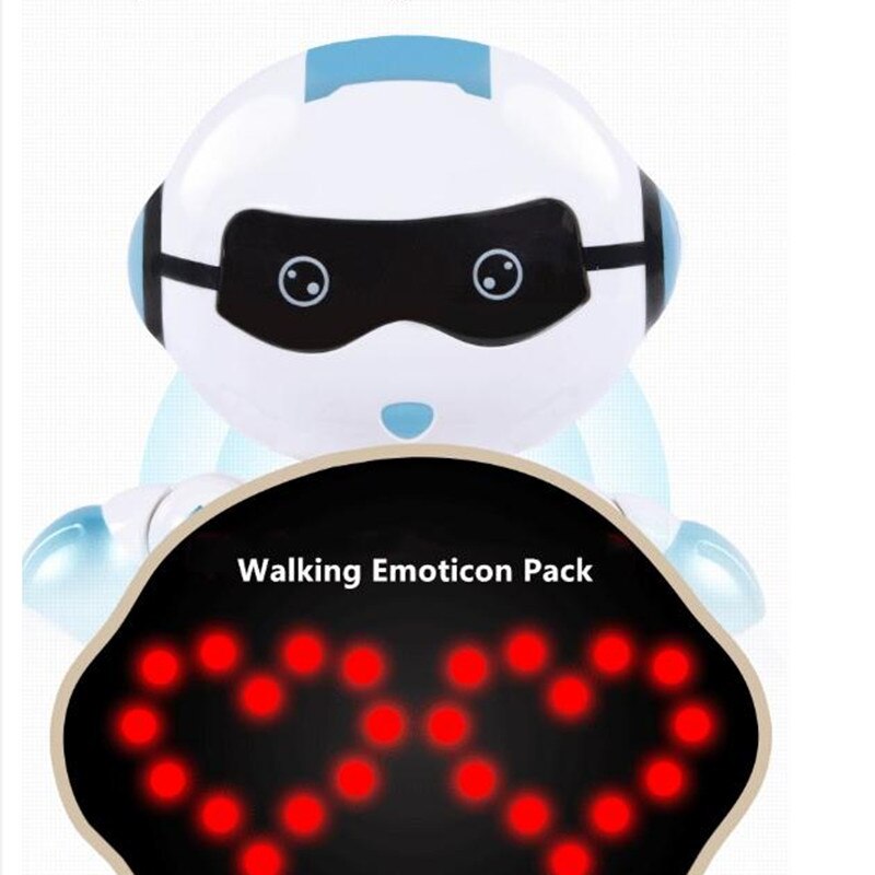 Intelligente multifunzione accorto RC robot danza e programmazione musicale a passeggio occhio veloce luce RC robot tocco sensing regalo