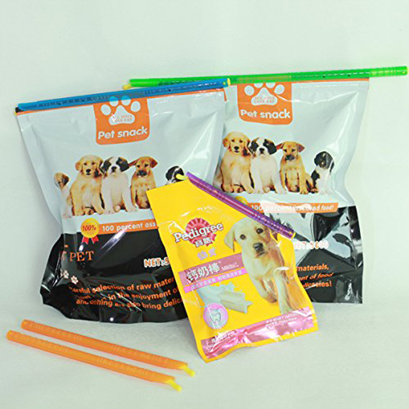 Bâton de fermeture à clip, 36cm-5 pièces-38cm-4 pièces, serrure fraîche, emballage viarité, Anylock, style bâton de poignée, joints pour sac alimentaire