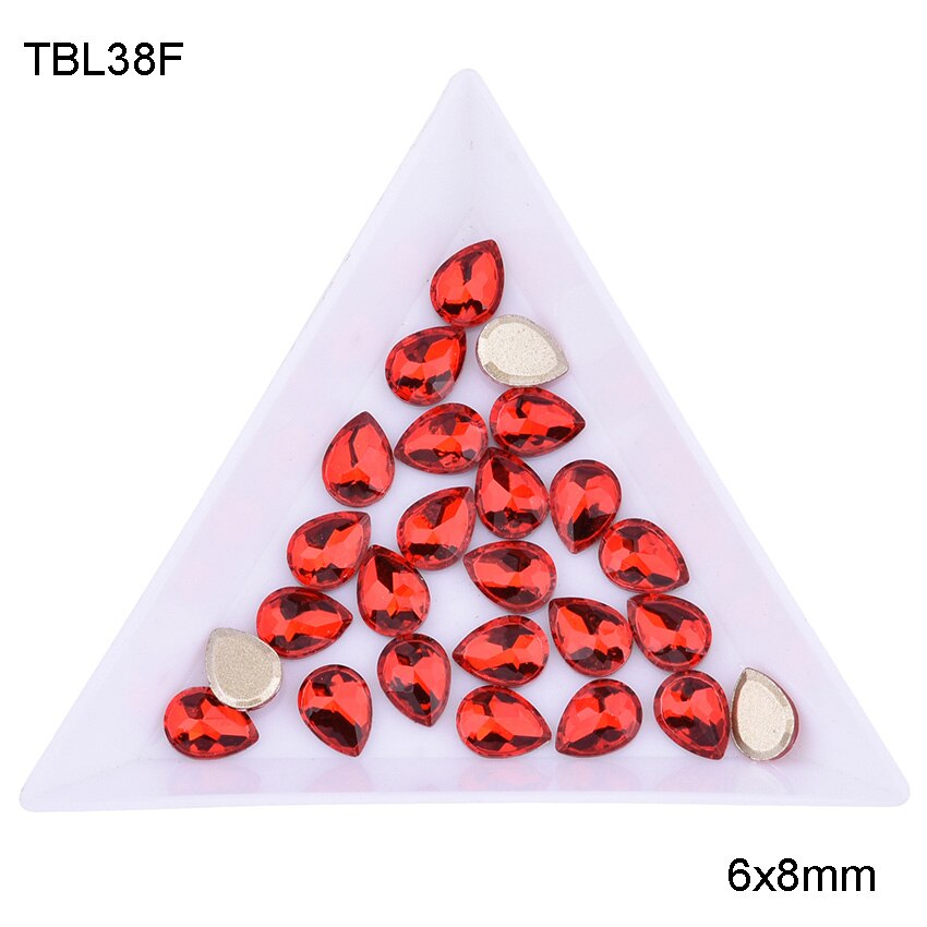 10 pcs nail kristallen stenen plaksteen ab steentjes 3d nail gems voor nail art decoraties arriveert levert TBL38: TBL38F