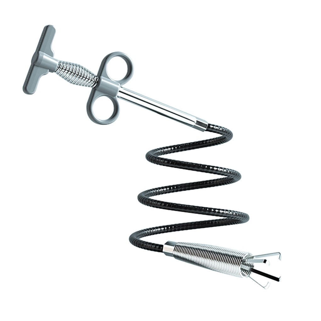 Sewer Dredging Tool Draining Sewage Cleaner Clogging Remover Cleaning Tool Household Kitchen Sink Toilet Dredge 1.6m