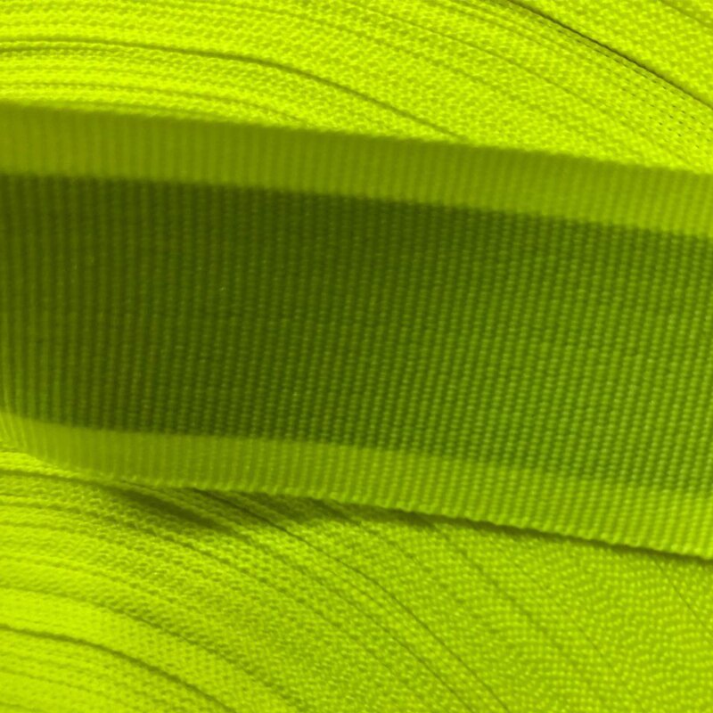 30mm width Fluorescent yellow warning tape for Safety Clothes sewing on