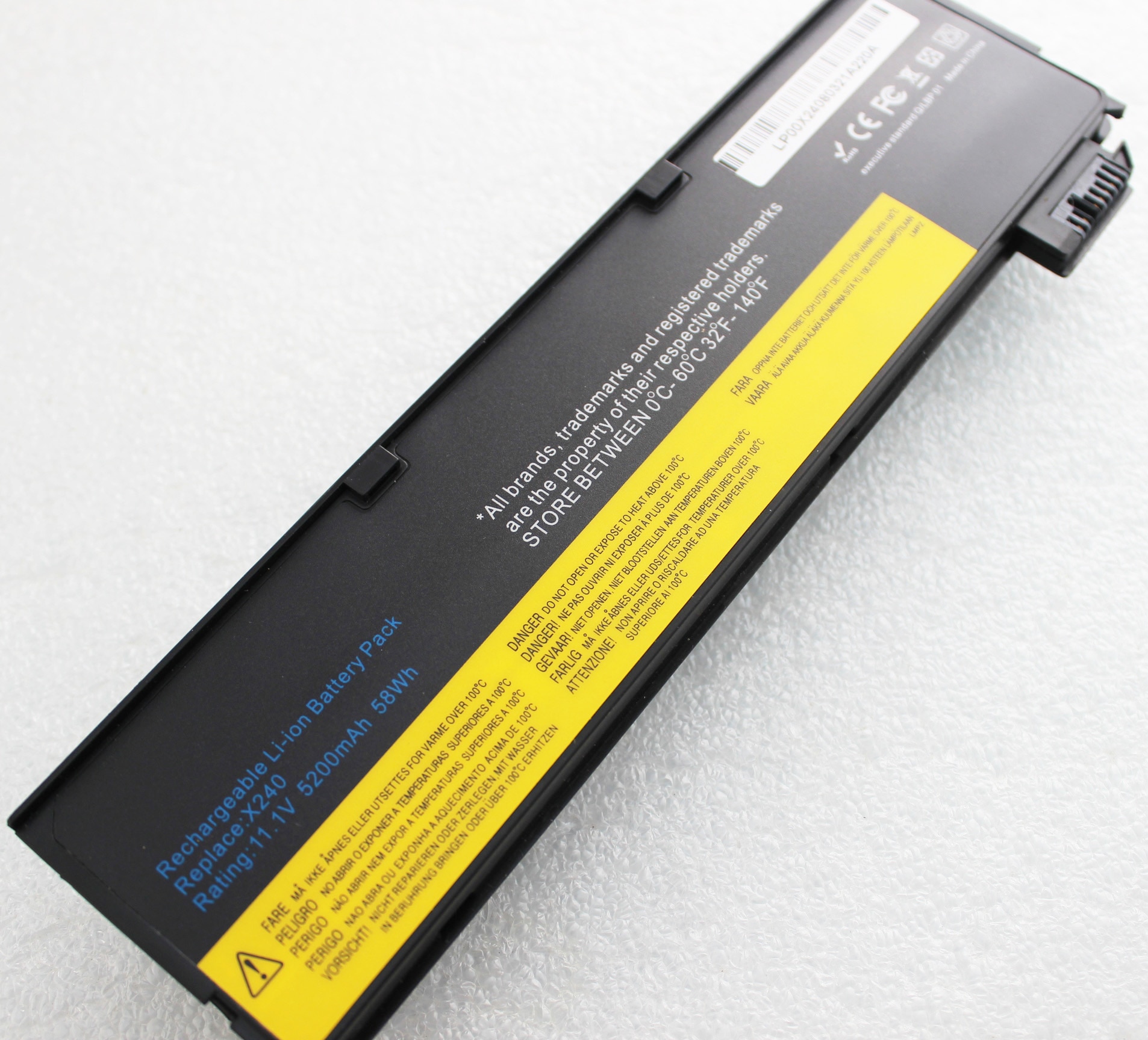 Bærbar batteri til lenovo thinkpad  x270 x260 x240 x240s x250 t450 t470p t450s t440s k2450 w550s 45 n 1136 45 n 1738 68+ w550s t460