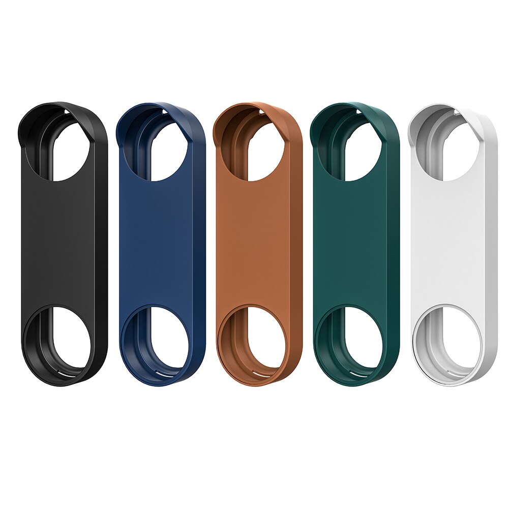 Silicone Case for Google Nest Doorbell Protective Cover Waterproof Dustproof Silica Cover for Google Nest Doorbell Battery Model