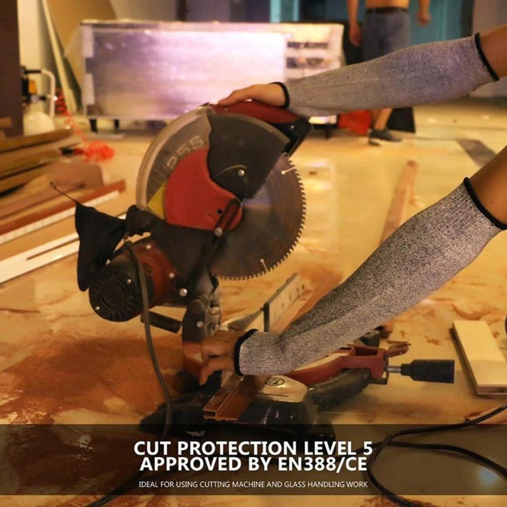 1Pc Outdoor Work Safety Arm Guard Sleeve Anti-Cutting Protective Sleeve Cut-Resistant Arm Protecter