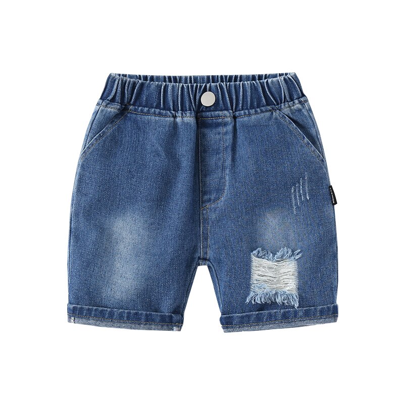 Pantaloncini di Jeans per ragazzi strappati Jeans estivi al ginocchio in cotone pantaloni per bambini pantaloni per bambini vestiti per bambini per bambini