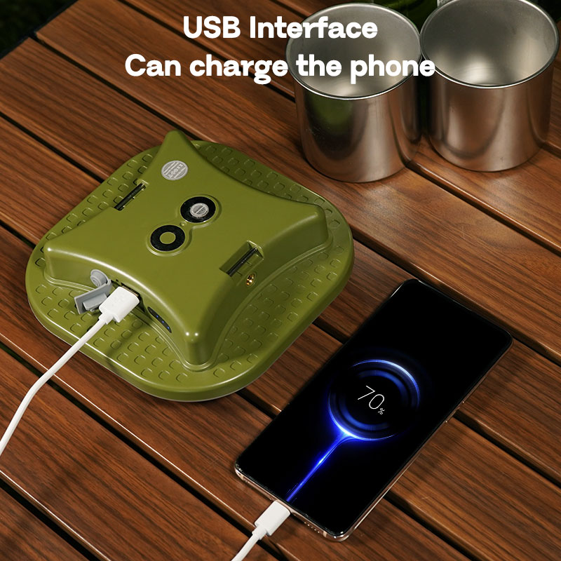 MOSLIGHTING Camping Light RGB Music Rhythm Light Portable Flashlight USB Rechargeable Outdoor hanging Tent Lamp Night Work Light
