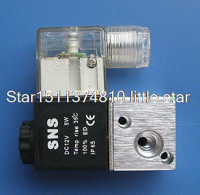 SNS 3V1-06 5 W 120mA DC 12 V Twee Positie Drieweg Pneumatische Magneetventiel