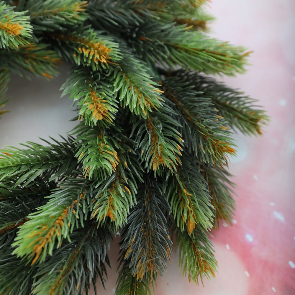 Christmas Wreath Door Flowers Plant Wreath Wall Decor Heart Round Wreath Garlands