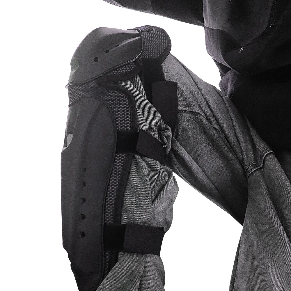 LEEPEE 4pcs/set Riding Protective Gears Knee Elbow Protective Pads Motocross Skating Protectors Motorcycle Accessories