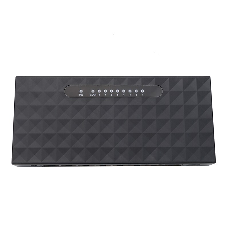 Kebidumei 8 Porte Switch di Rete Ethernet 10/100/1000 Mbps RJ45 Gigabit Switch Hub Supporto di Base Completa Mezza duplex Spina di UE