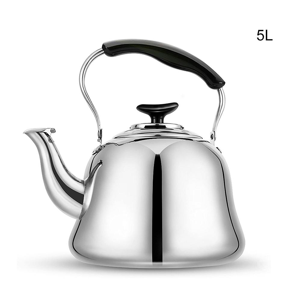 4/5L Kettle Coffee Stainless Steel Sound Kettle Large-capacity Sound Kettle Gas Induction Cooker General Purpose Hotel Pot: 5L