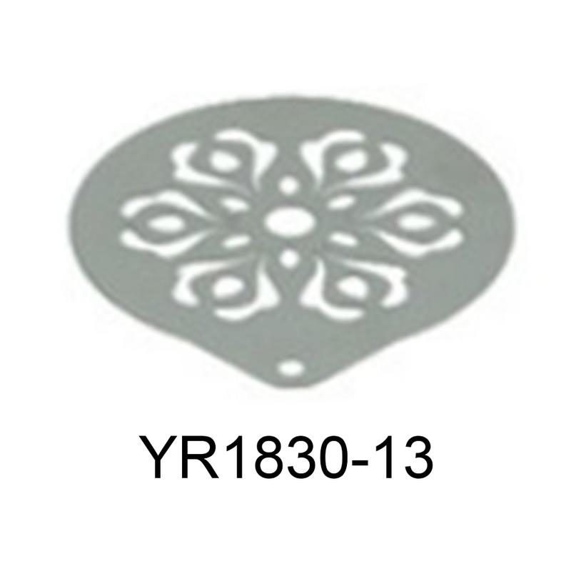 Koffie Stencils Rvs Koffie Decorating Stencils Sjabloon Voor Latte Cappuccino Cupcake Cookie Stencils: Goud