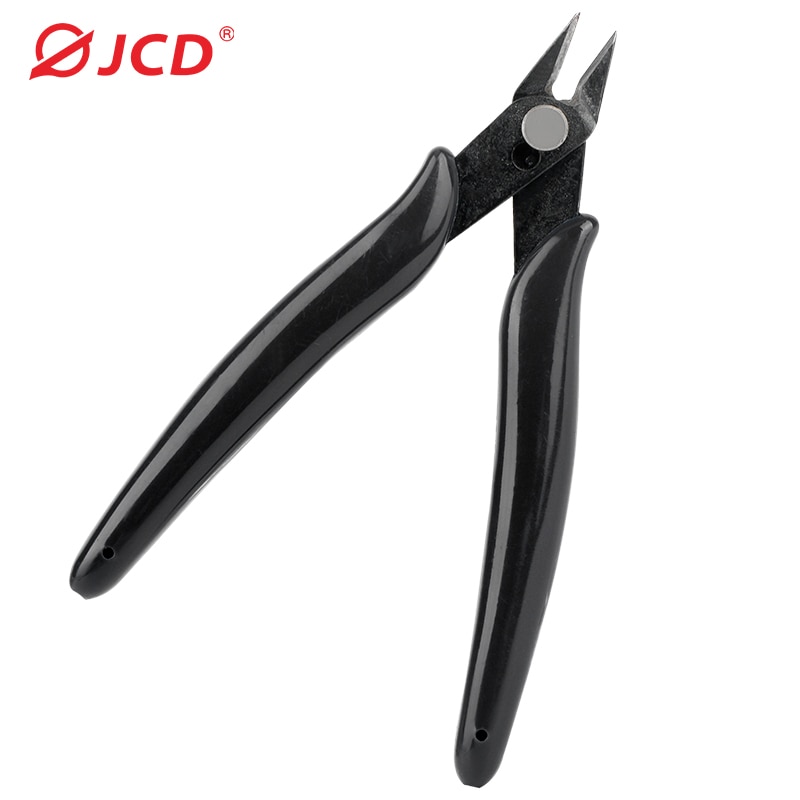 JCD Soldering holder Electrical Wire Cutters Cutting Side Snips Flush Pliers Anti-slip rubber handle welding tools