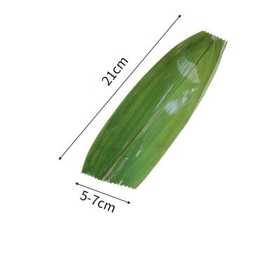 Plato decorativo de hojas verdes de bambú para sushi, plato de comida japonesa, decoración de sashimi, pequeñas hojas verdes, ingredientes frescos, herramientas de sushi: 6
