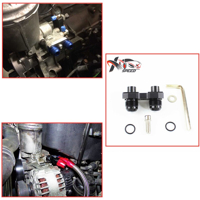 For BM* E36 E46 E82 E92 M3135i 335I Oil Adapter Cooling Kit And Oil Radiator Sandwich XXYBOA006BK